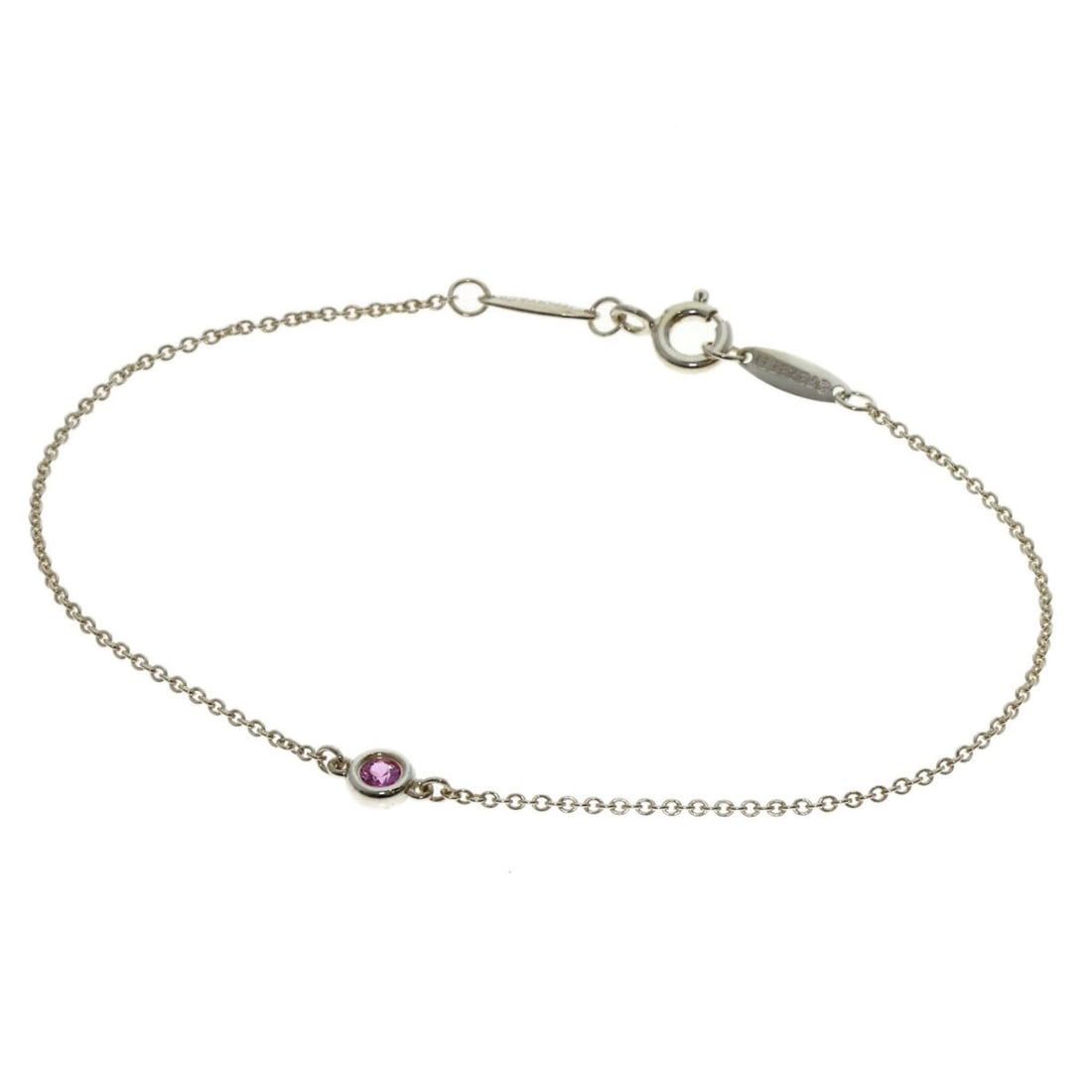 Tiffany & Co. By the Yard 1-Piece Sapphire Bracelet in Silver for Women: --- Catalog ---Category: SizeLength: 17.5cm / 6.88''Category: DesignType: Charm braceletGender: WomenMaterial: SilverCategory: GeneralBrand: Tiffany--- Item List ---Section: ConditionRanking: Rank A U