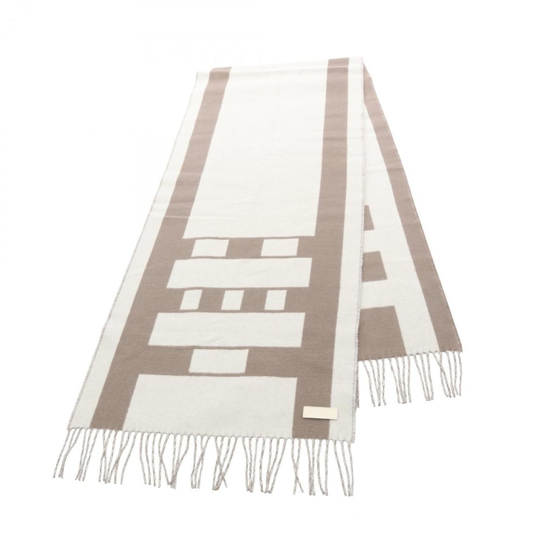 Hermes Hermès Concours Ivoire Puce Scarf, Cashmere, Women's, Gray/White, H2591585: --- Catalog ---Category: SizeSize (LxW): 2.08m x 40cm / 81.88'' x 15.74''Category: DesignType: ShawlColor: Gray, WhiteGender: WomenMaterial: Cashmere Category: GeneralMPN: H2591585Brand: Hermes--- Ite