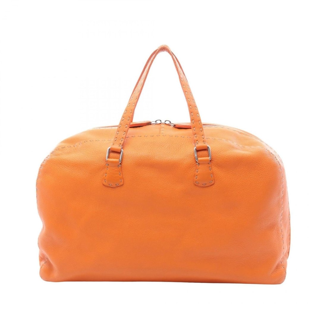 Fendi Selleria handbag, leather, women's, orange, 8BN015: --- Catalog ---Category: SizeSize (HxWxD): 29.5cm x 43cm x 12cm / 11.61'' x 16.92'' x 4.72''Category: DesignType: HandbagColor: OrangeGender: WomenMaterial: Leather Category: GeneralMPN: 8BN015Brand: