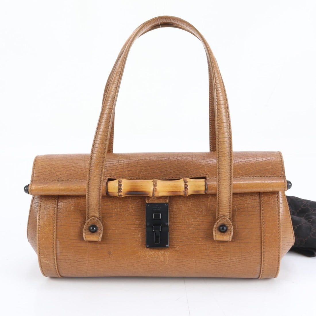 Gucci Bamboo 111713 Leather Tote Bag Shoulder Handbag Brown Women's: --- Catalog ---Category: SizeSize (HxWxD): 19cm x 32cm x 13cm / 7.48'' x 12.59'' x 5.11''Strap Length: 57cm / 22.44''Category: DesignType: Handbag, Shoulder bag, Tote bagColor: BrownGender: WomenMater