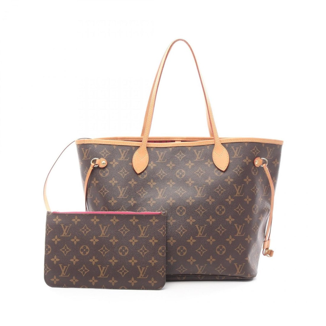 Louis Vuitton Neverfull MM Tote Bag, Coated Canvas and Leather, Monogram, Women's, Brown, M41178: --- Catalog ---Category: SizeSize (HxWxD): 29cm x 32cm x 16cm / 11.41'' x 12.59'' x 6.29''Category: DesignType: Pouch, Tote bagColor: BrownGender: WomenMaterial: Coated canvas Category: GeneralMPN: M4