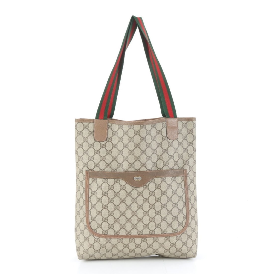 Gucci GG Supreme Sherry Line 39 02 003 Leather Tote Bag/Shoulder Bag for Men: --- Catalog ---Category: SizeSize (HxWxD): 37cm x 31cm x 9cm / 14.56'' x 12.2'' x 3.54''Category: DesignType: Shoulder bag, Tote bagColor: BrownGender: Men,WomenMaterial: Leather , Coated canvas Categ