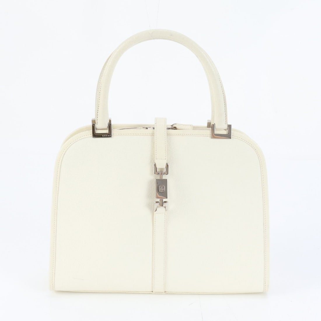 Gucci Jackie 002 1071 Leather Tote Bag, Shoulder Handbag, Ivory, Women's: --- Catalog ---Category: SizeSize (HxWxD): 23cm x 30cm x 8cm / 9.05'' x 11.81'' x 3.14''Category: DesignType: Handbag, Shoulder bag, Tote bagColor: IvoryGender: WomenMaterial: Leather Category: Genera