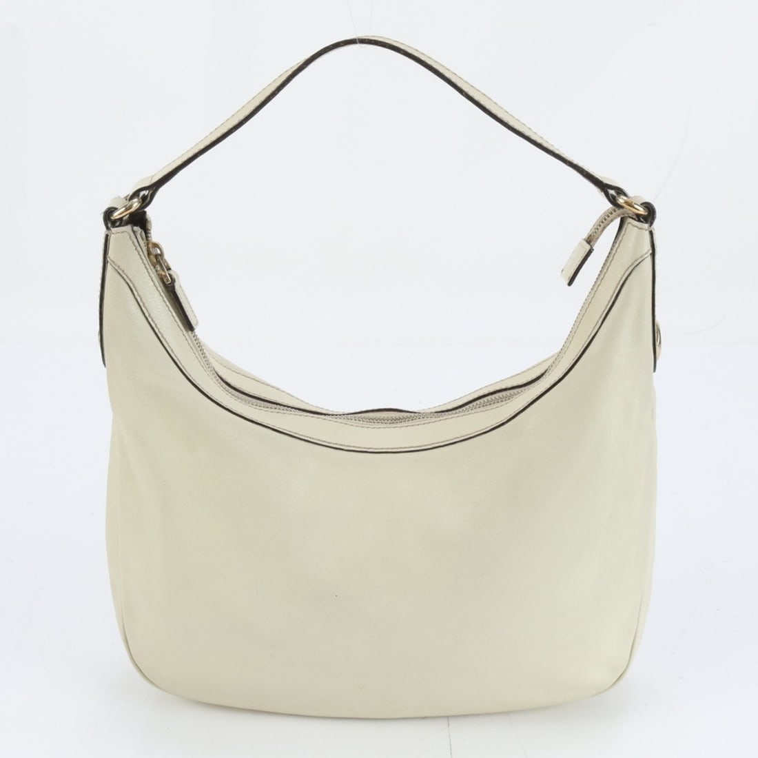 Gucci Hobo 153010 Leather Shoulder Bag/Handbag for Women: --- Catalog ---Category: SizeSize (HxWxD): 28cm x 29cm x 4cm / 11.02'' x 11.41'' x 1.57''Category: DesignType: Handbag, Shoulder bagColor: IvoryGender: WomenMaterial: Leather Category: GeneralBrand: G