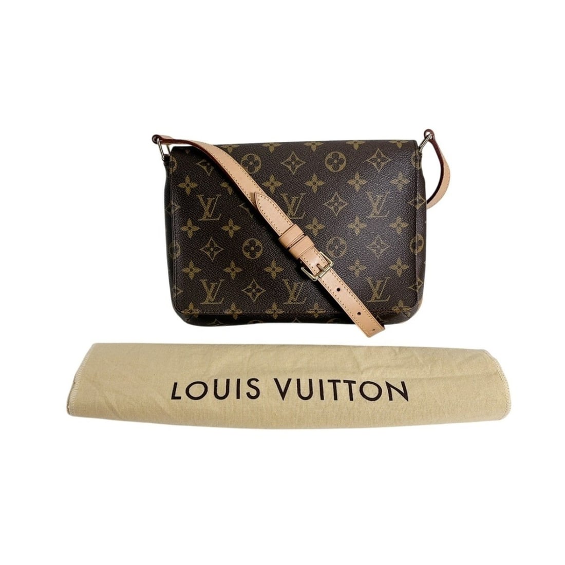 Louis Vuitton Musette Tango Short Shoulder Bag in Monogram Canvas, M51257, Brown: --- Catalog ---Category: SizeSize (HxWxD): 19cm x 27cm x 5cm / 7.48'' x 10.62'' x 1.96''Category: DesignType: Shoulder bagColor: BrownGender: WomenMaterial: Monogram Category: GeneralMPN: M51257Brand: