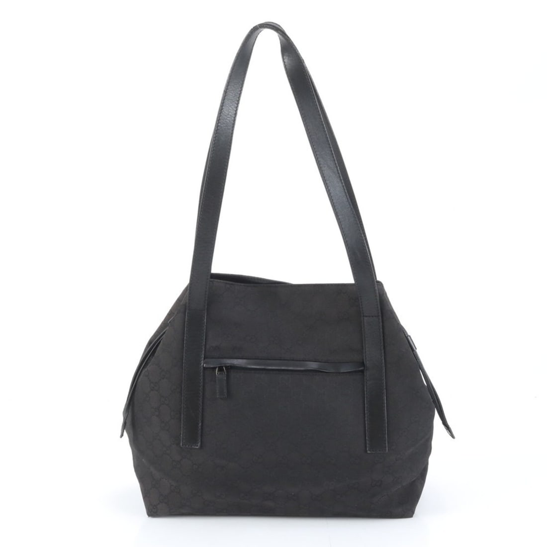 Gucci GG Canvas 019 0493 Leather Tote Bag Shoulder Handbag Black Women's: --- Catalog ---Category: SizeSize (HxWxD): 30cm x 34cm x 20cm / 11.81'' x 13.38'' x 7.87''Category: DesignType: Handbag, Shoulder bag, Tote bagColor: BlackGender: WomenMaterial: Leather , Canvas Categ