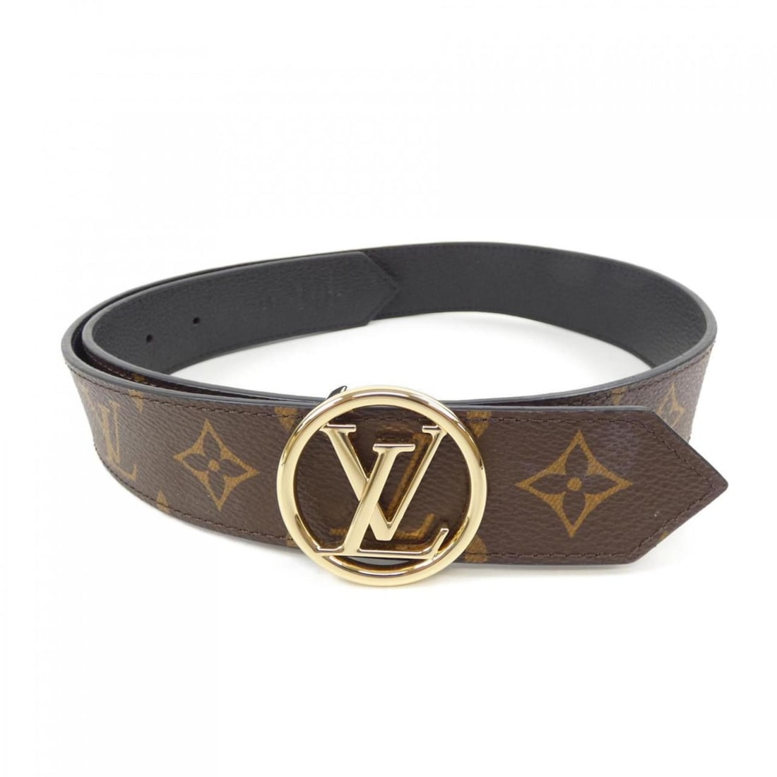 Louis Vuitton LV Circle 35mm Reversible Belt M0564: --- Catalog ---Category: SizeWidth: 3.5cm / 1.37''Length: 75cm - 85cm / 29.52'' - 33.46''Category: DesignType: Standard beltColor: Brown, MonogramGender: WomenMaterial (Strap): Monogram Category: Gene