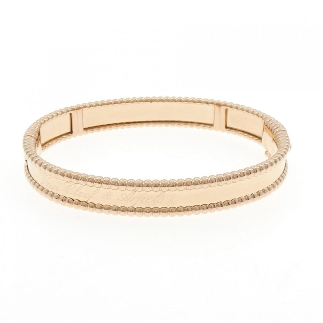 Van Cleef & Arpels Perlée Senior Tulle Bangle: --- Catalog ---Category: SizeLength: 15cm / 5.9''Category: DesignType: BangleGender: WomenMaterial: Pink gold (18K)Category: GeneralMPN: VCARP3K700Brand: Van Cleef & Arpels--- Item List ---Section: Co