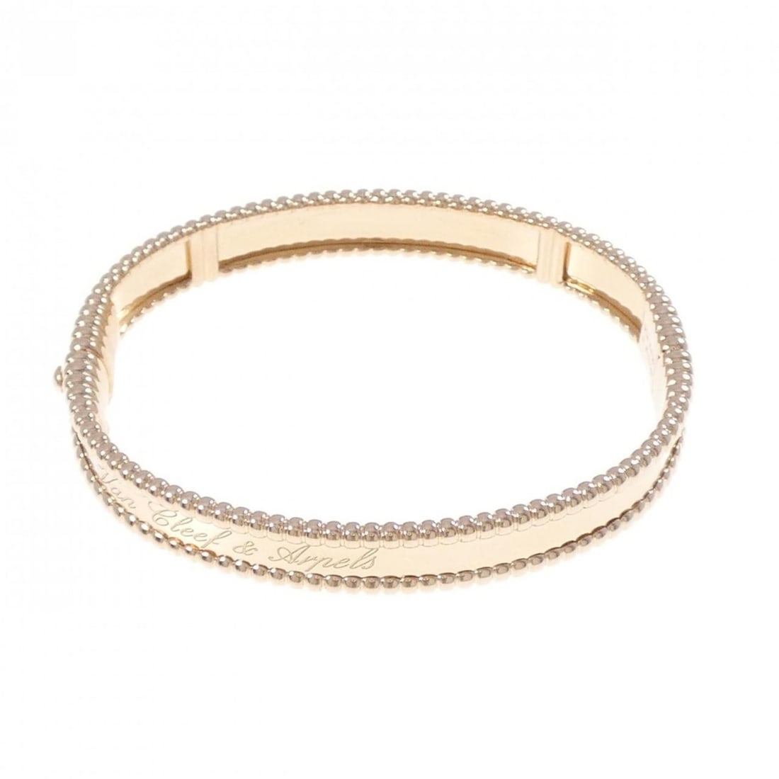 Van Cleef & Arpels Perlée Senior Tulle Bangle: --- Catalog ---Category: SizeLength: 15cm / 5.9''Category: DesignType: BangleGender: WomenMaterial: Pink gold (18K)Category: GeneralMPN: VCARP3K700Brand: Van Cleef & Arpels--- Item List ---Section: Co
