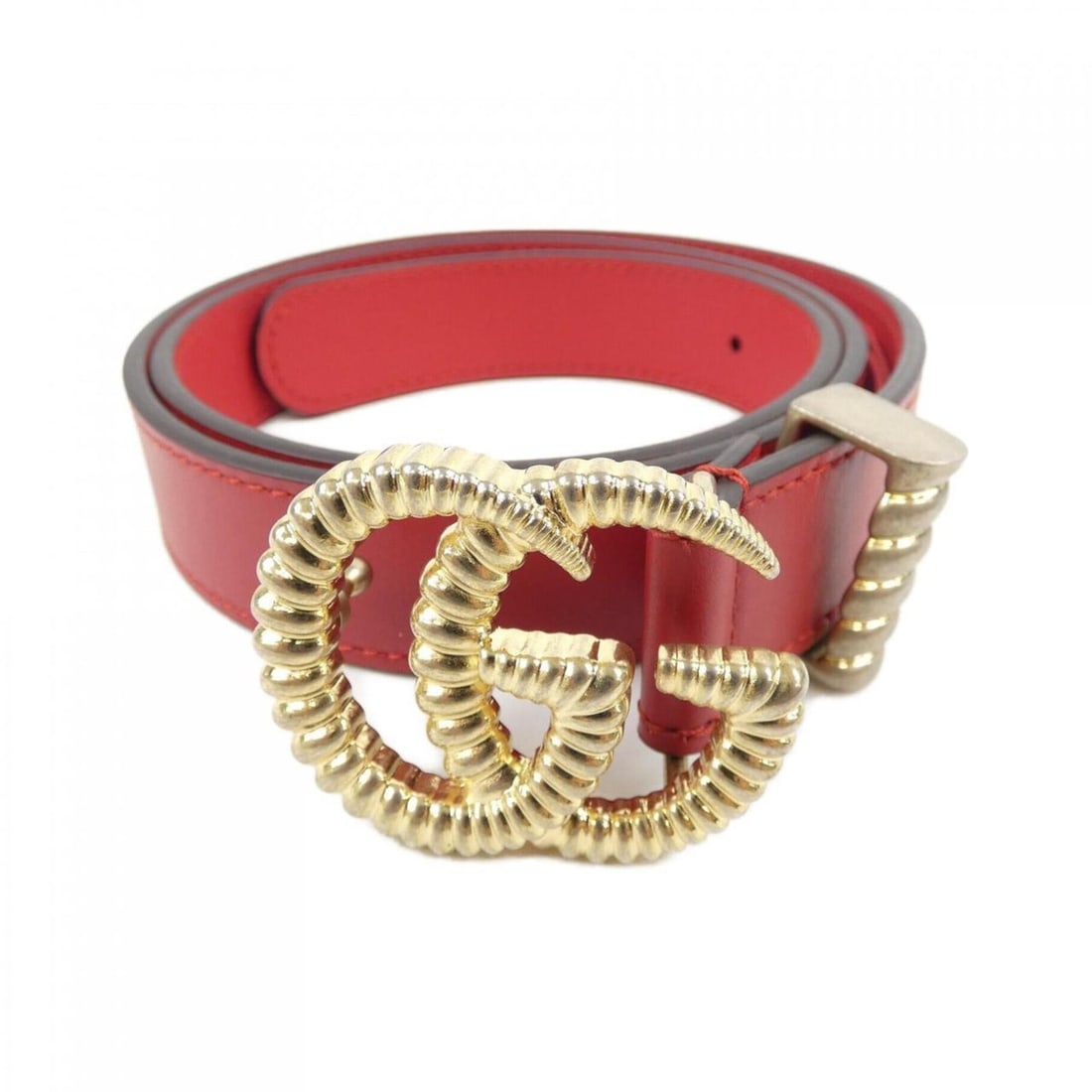 Gucci 524103 AP00G Belt: --- Catalog ---Category: SizeLength: 70cm - 80cm / 27.55'' - 31.49''Category: DesignType: Standard beltColor: Red colorGender: WomenCategory: GeneralMPN: 524103?AP00GBrand: Gucci--- Item List ---Secti