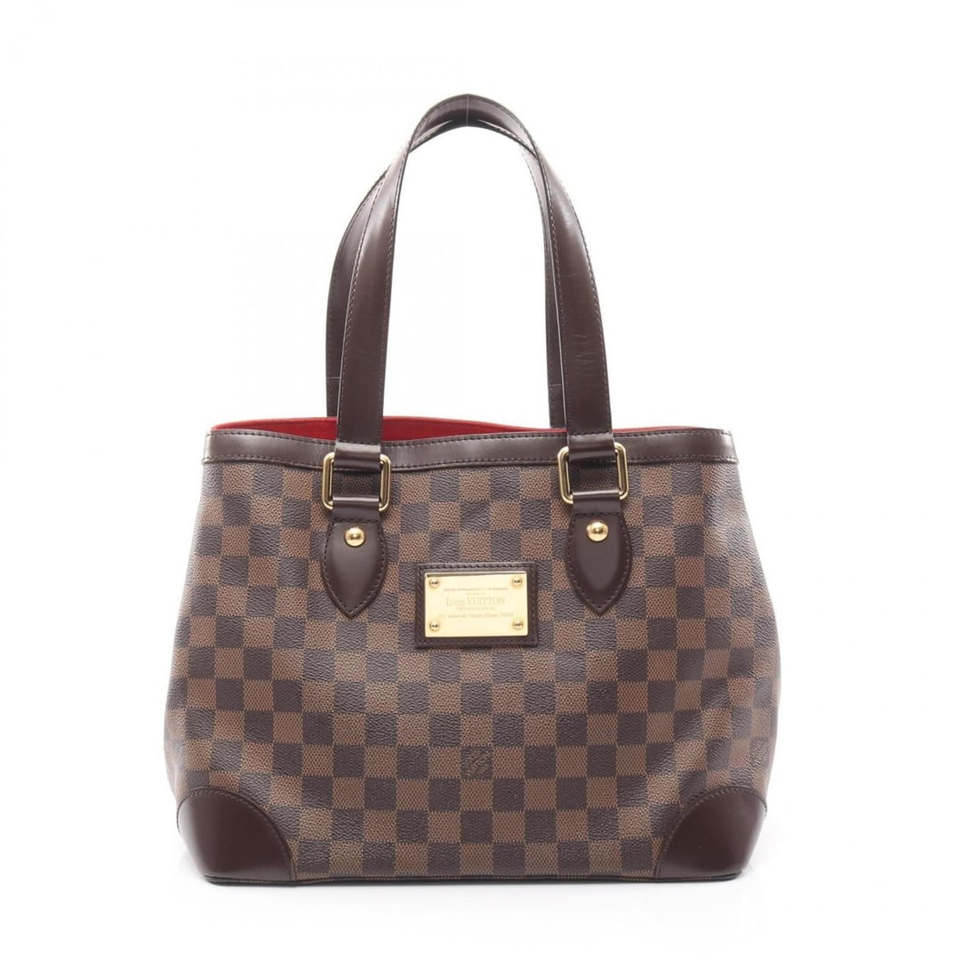 Louis Vuitton Hampstead PM Tote Bag, Coated Canvas, Leather, Damier, Women's, Brown, N51205: --- Catalog ---Category: SizeSize (HxWxD): 23.5cm x 28.5cm x 17.5cm / 9.25'' x 11.22'' x 6.88''Category: DesignType: Tote bagColor: Brown, Damier CanvasGender: WomenMaterial: Coated canvas , Leather C
