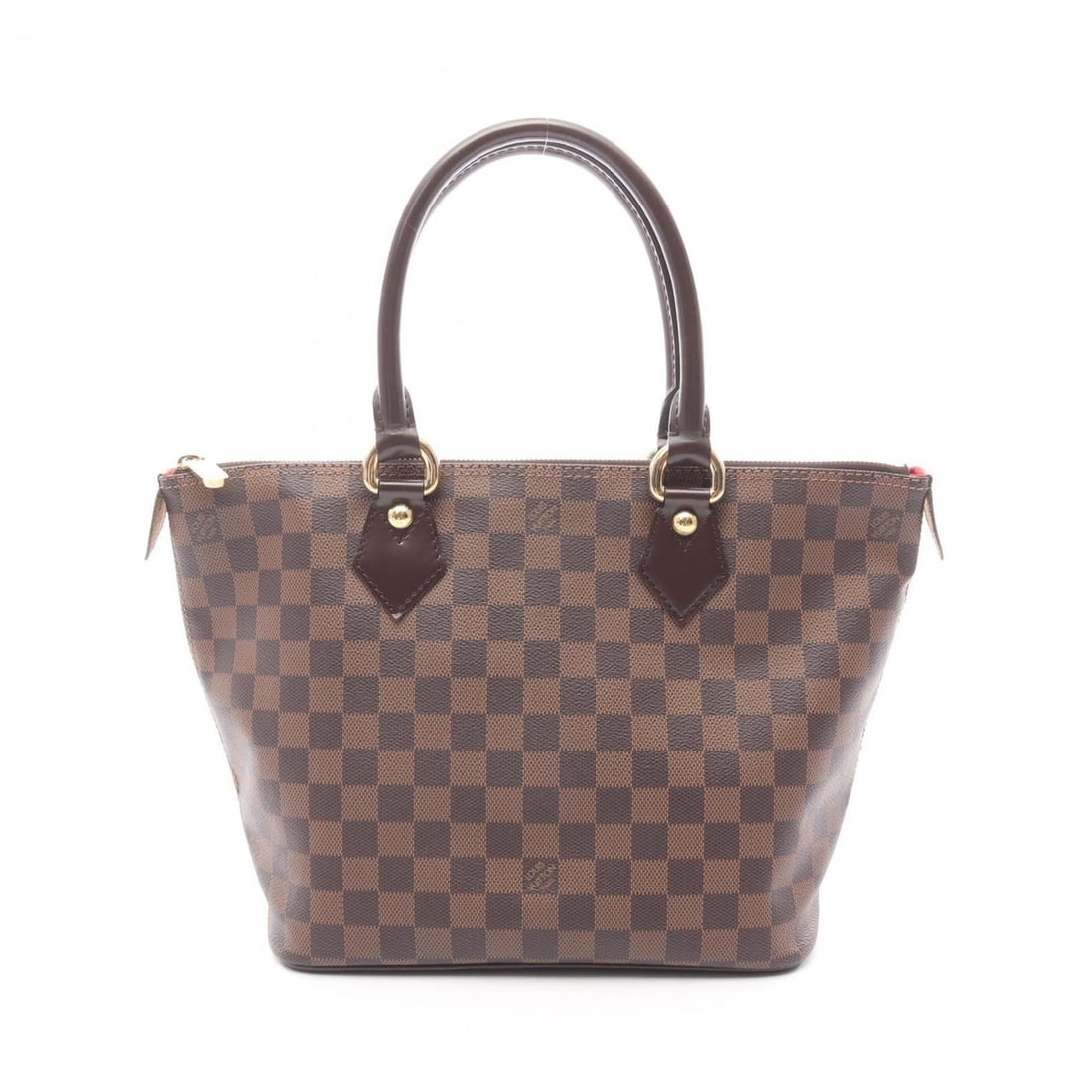 Louis Vuitton Saleya PM Damier Ebene Tote Bag, Coated Canvas and Leather, Brown, Women's, N51183: --- Catalog ---Category: SizeSize (HxWxD): 23cm x 25cm x 14cm / 9.05'' x 9.84'' x 5.51''Category: DesignType: Tote bagColor: BrownGender: WomenMaterial: Coated canvas , Leather Category: GeneralMPN: N