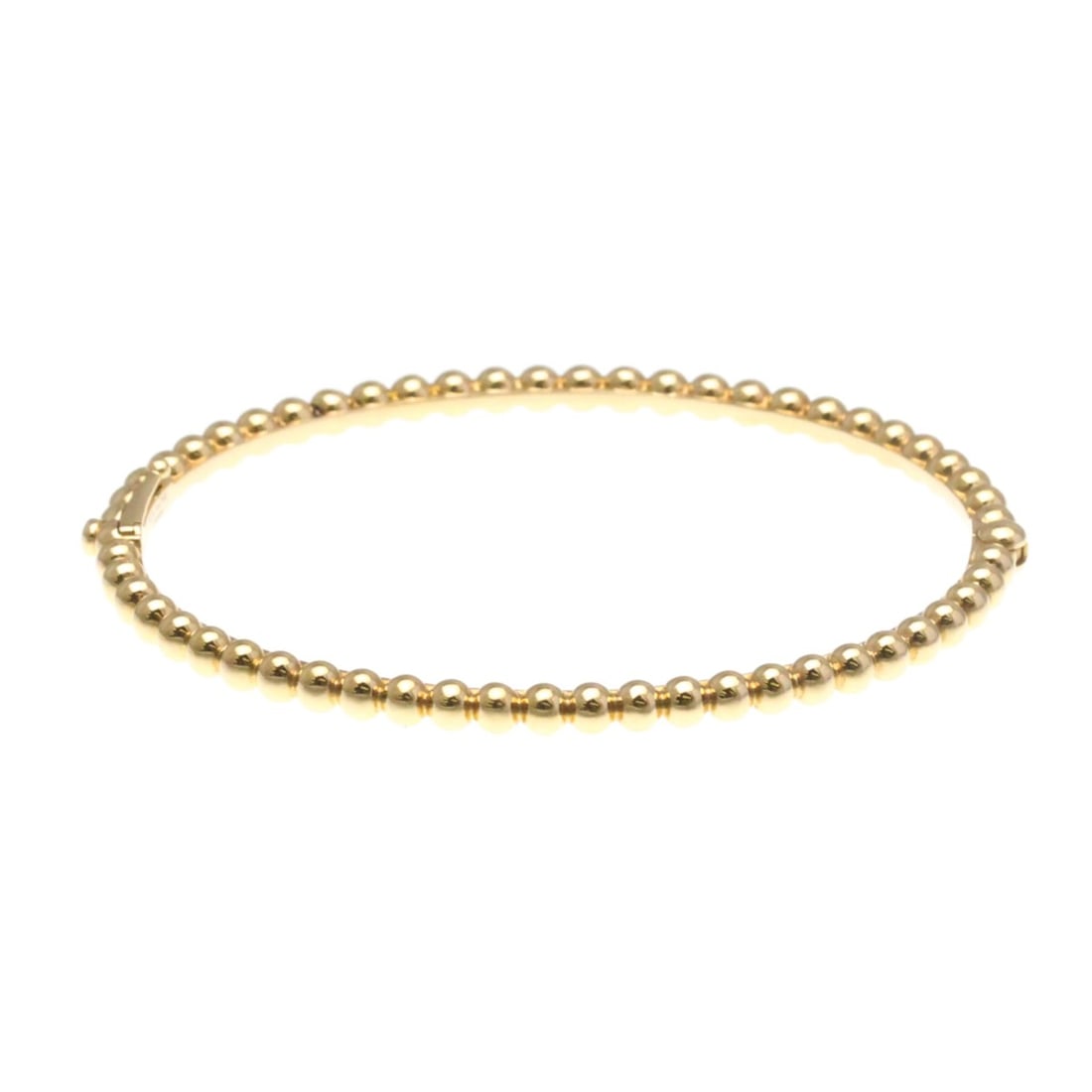 Van Cleef & Arpels Perlee Pink Gold (18K) No Stone Charm Bracelet Pink Gold: --- Catalog ---Category: SizeSize: MWidth: 3.7mm / 0.14''Length: 16.5cm / 6.49''Weight: 20.1g / 0.7oz.Category: DesignType: Charm braceletColor: Pink goldMetal: GoldStone: No StoneStyle: FashionGender