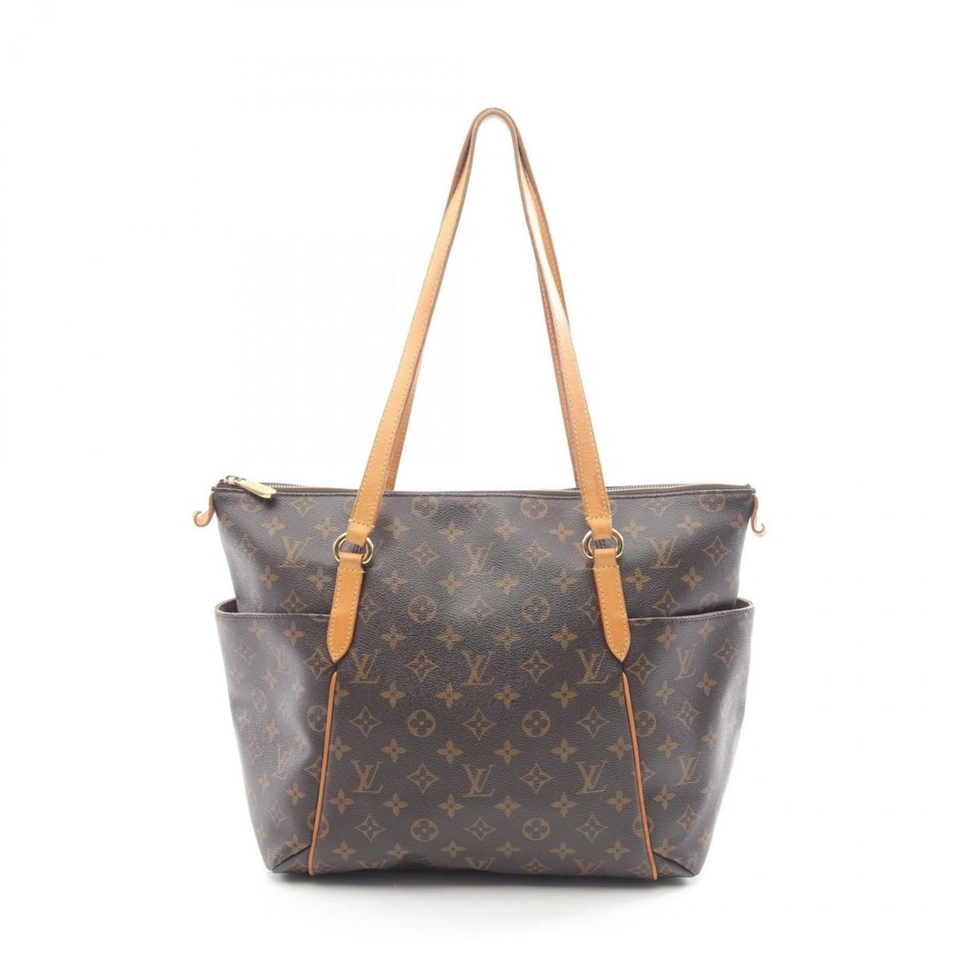 Louis Vuitton Totally MM Tote Bag, Coated Canvas and Leather, Monogram, Women's, Brown, M56689: --- Catalog ---Category: SizeSize (HxWxD): 30cm x 32cm x 16cm / 11.81'' x 12.59'' x 6.29''Category: DesignType: Tote bagColor: BrownGender: WomenMaterial: Coated canvas , PVC , Monogram , Leather Cate
