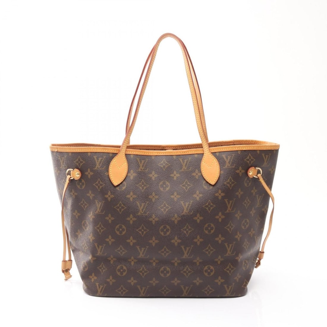 Louis Vuitton Neverfull MM Tote Bag, Coated Canvas and Leather, Monogram, Women's, Brown, M40156: --- Catalog ---Category: SizeSize (HxWxD): 29cm x 32cm x 16cm / 11.41'' x 12.59'' x 6.29''Category: DesignType: Tote bagColor: BrownGender: WomenMaterial: Coated canvas , PVC , Monogram , Leather Cate