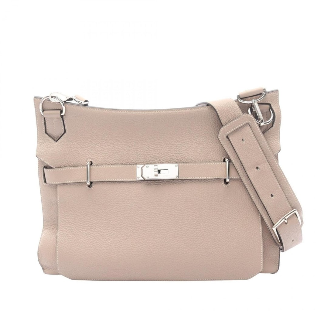 Hermes Hermès Gypsiere 34 Shoulder Bag in Taurillon Clemence Leather, Beige: --- Catalog ---Category: SizeSize (HxWxD): 27cm x 33.5cm x 14cm / 10.62'' x 13.18'' x 5.51''Category: DesignType: Shoulder bagColor: BeigeGender: WomenMaterial: Taurillon clemence leather Category: Ge