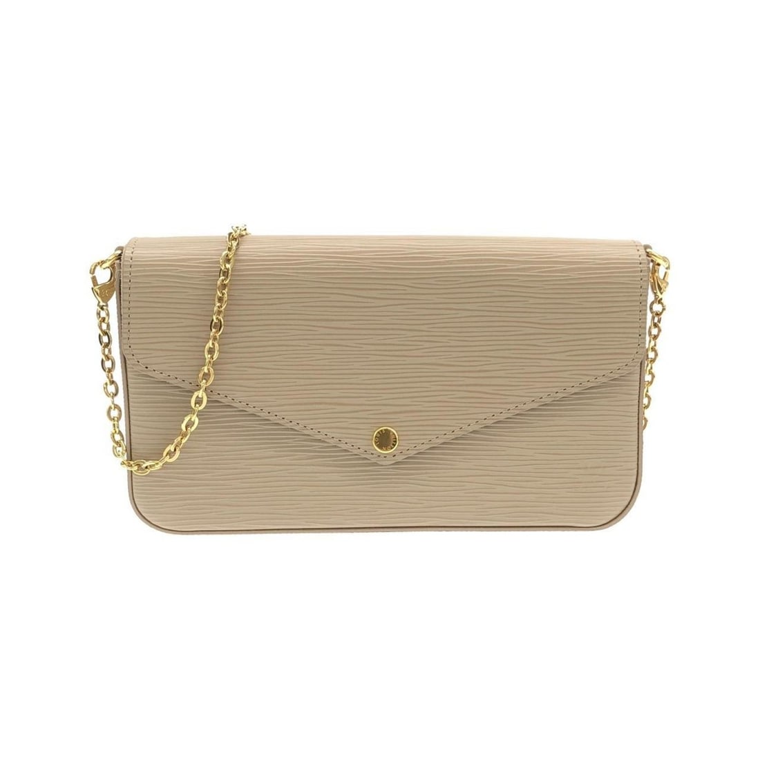 Louis Vuitton Epi Felicie Pochette M81877 Shoulder Bag: --- Catalog ---Category: SizeSize (HxWxD): 12cm x 21cm x 3cm / 4.72'' x 8.26'' x 1.18''Category: DesignType: Pochette, Pouch, Shoulder bagColor: GalleGender: Women,MenMaterial: Leather Hardware Color: