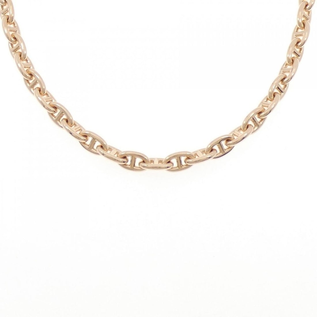 Hermes Chaine d'Ancre TPM Necklace: --- Catalog ---Category: SizeNeck Circumference: 40 cm / 15.74''Category: DesignGender: WomenMaterial: Pink gold (18K)Necklace Type: NecklaceCategory: GeneralBrand: Hermes--- Item List ---Section: Con