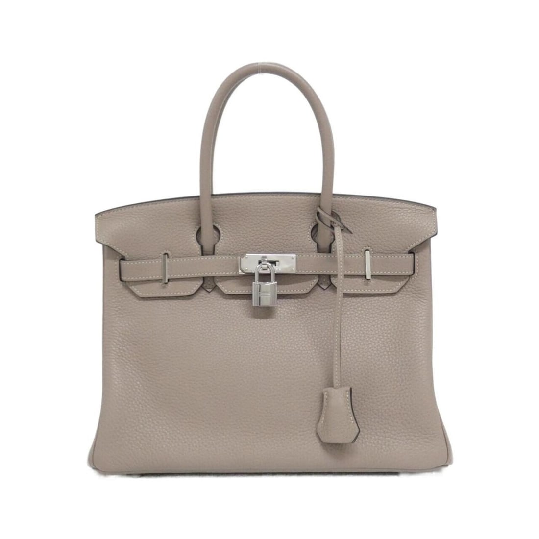 Hermes Birkin 30cm 030520CK Handbag: --- Catalog ---Category: SizeSize (HxWxD): 22cm x 30cm x 16cm / 8.66'' x 11.81'' x 6.29''Category: DesignType: HandbagColor: Beige, Gris TourterelleGender: WomenMaterial: Togo leather Category: Genera