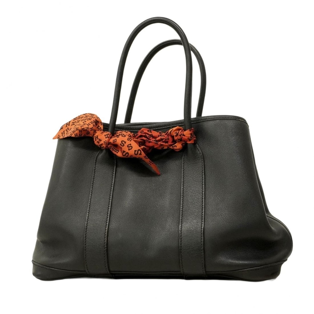 Hermes Hermès Garden Twilly TPM Swift Black Tote Bag for Women, ?J Stamp: --- Catalog ---Category: SizeSize (HxWxD): 21.5cm x 29.5cm x 14cm / 8.46'' x 11.61'' x 5.51''Category: DesignType: Tote bagColor: BlackGender: WomenMaterial: Swift leather Hardware Color: SilverCatego