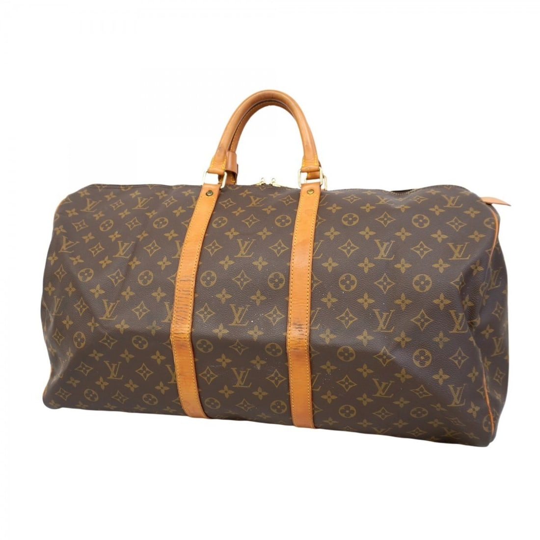 Louis Vuitton Monogram Keepall 55 Boston Bag M41424 Brown Men's/Women's P2027043: --- Catalog ---Category: SizeSize (HxWxD): 30cm x 55cm x 25cm / 11.81'' x 21.65'' x 9.84''Category: DesignType: Boston bagColor: BrownGender: Men,WomenCategory: GeneralMPN: M41424Brand: Louis Vuitton-