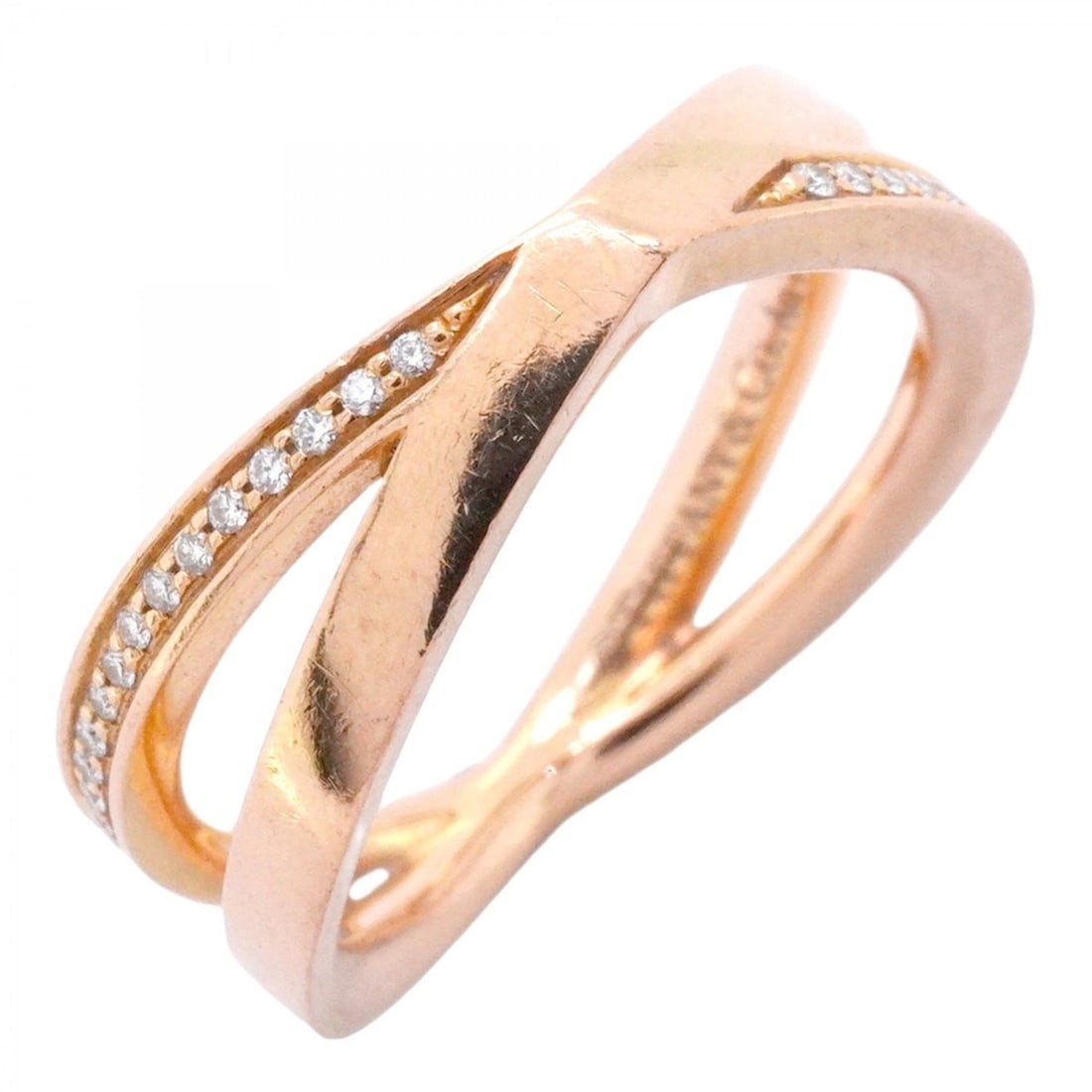 Tiffany Atlas X-Narrow Ring, 18K Pink Gold with 0.08ct Diamond, Size 8.5, Women's, P1962754: --- Catalog ---Category: SizeJP Size: 8.5US Size: 4.5Category: DesignType: Band ringStone: DiamondGender: WomenMaterial: Pink gold (18K)Category: GeneralBrand: Tiffany--- Item List ---Section: Conditi