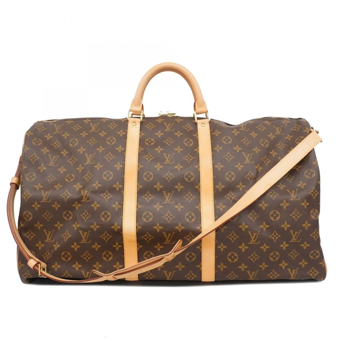 Louis Vuitton Monogram Keepall Bandouliere 60 Boston Bag M41412 Brown Men's/Women's P2044807: --- Catalog ---Category: SizeSize (HxWxD): 34cm x 61cm x 27cm / 13.38'' x 24.01'' x 10.62''Category: DesignType: Boston bagColor: BrownGender: Men,WomenCategory: GeneralMPN: M41412Brand: Louis Vuitton