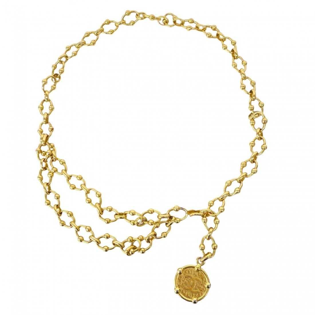 Chanel Belt Gold Women's P2038511: --- Catalog ---Category: SizeLength: 89cm / 35.03''Category: DesignType: Chain beltColor: GoldGender: WomenCategory: GeneralBrand: Chanel--- Item List ---Section: ConditionRanking: Rank AB Used - Trac