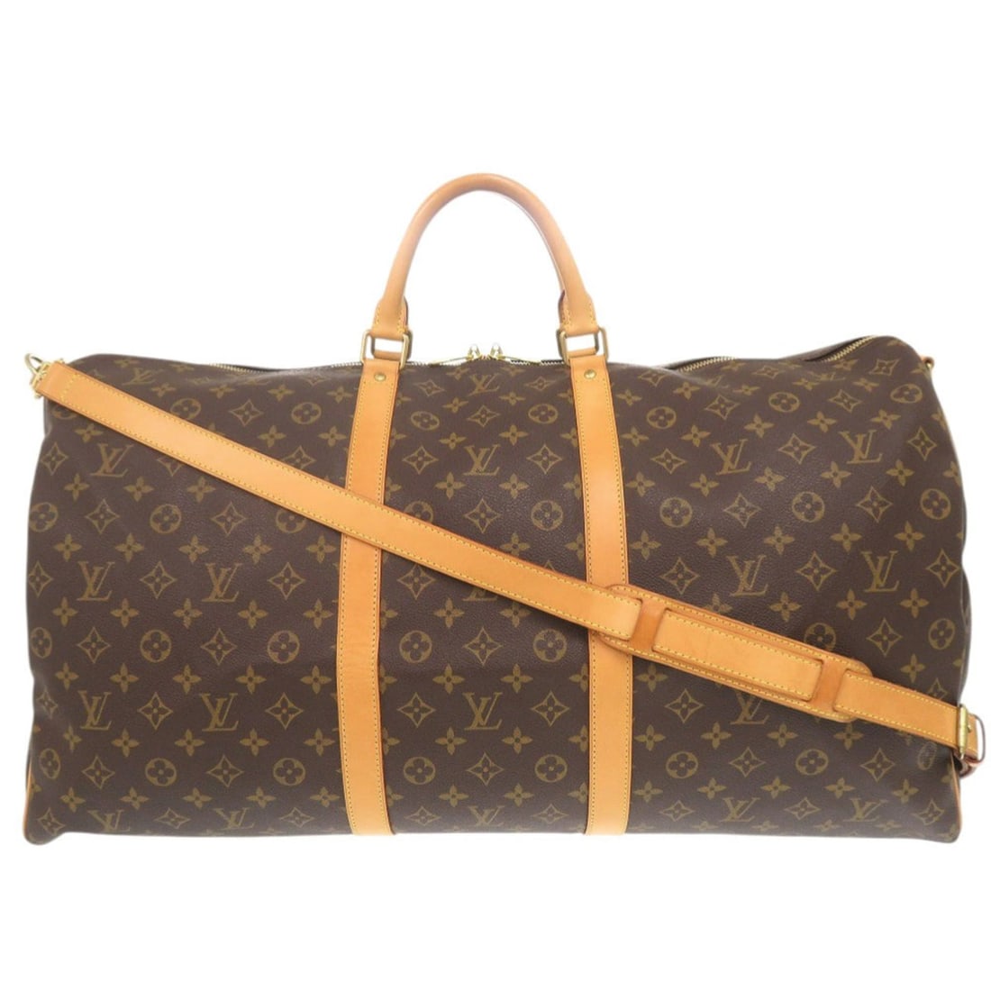 Excellent condition Louis Vuitton Keepall Bandouliere 60 Monogram M41412 Brown Boston Bag LV 0390: --- Catalog ---Category: SizeSize (HxWxD): 32cm x 60cm x 25cm / 12.59'' x 23.62'' x 9.84''Category: DesignType: Boston bagColor: Brown, MonogramGender: Men,WomenMaterial: Monogram Category: GeneralMPN