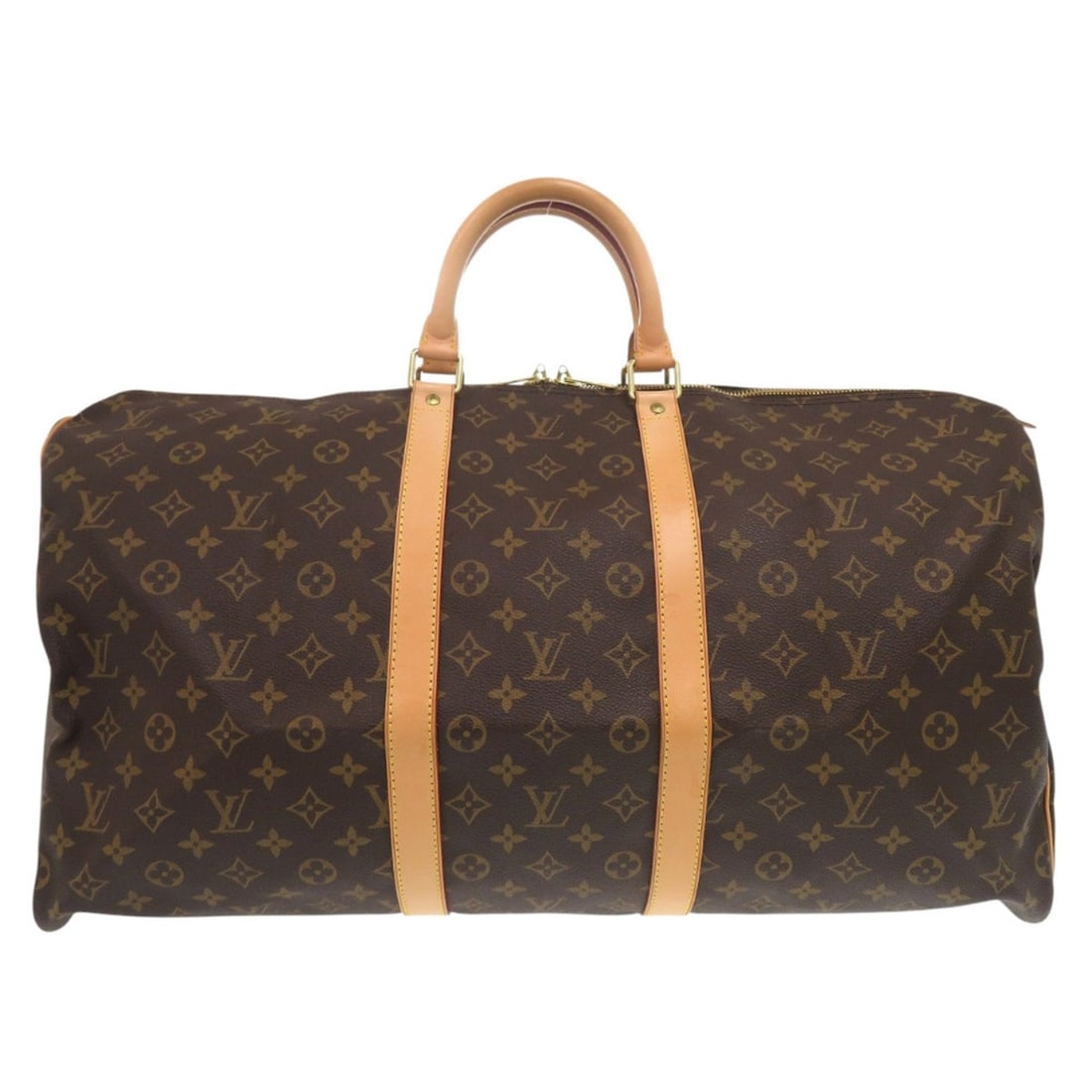 Louis Vuitton Monogram Keepall 50 M41424 Boston Bag LV 1161: --- Catalog ---Category: SizeSize (HxWxD): 28cm x 55cm x 24cm / 11.02'' x 21.65'' x 9.44''Category: DesignType: Boston bagColor: Brown, MonogramGender: Men,WomenMaterial: Monogram Category: GeneralMPN
