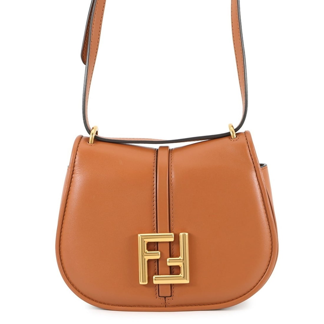 Fendi Come On Small Shoulder Bag with FF Motif in Leather (8BS082) - 2-Way: --- Catalog ---Category: SizeWeight: 480g / 1.05lb.Size (HxWxD): 14.5cm x 20cm x 6.5cm / 5.7'' x 7.87'' x 2.55''Strap Length: 101cm - 113cm / 39.76'' - 44.48''Category: DesignType: Shoulder bagColor: