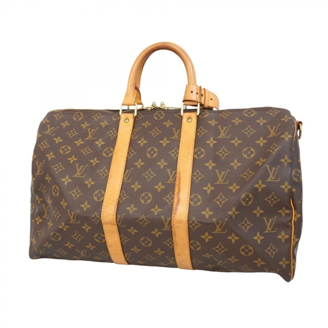 Louis Vuitton Monogram Keepall Bandouliere 45 Boston Bag M41418 Brown Men's/Women's: --- Catalog ---Category: SizeSize (HxWxD): 27cm x 45cm x 20cm / 10.62'' x 17.71'' x 7.87''Category: DesignType: Boston bagColor: BrownGender: Men,WomenCategory: GeneralMPN: M41418Brand: Louis Vuitton-