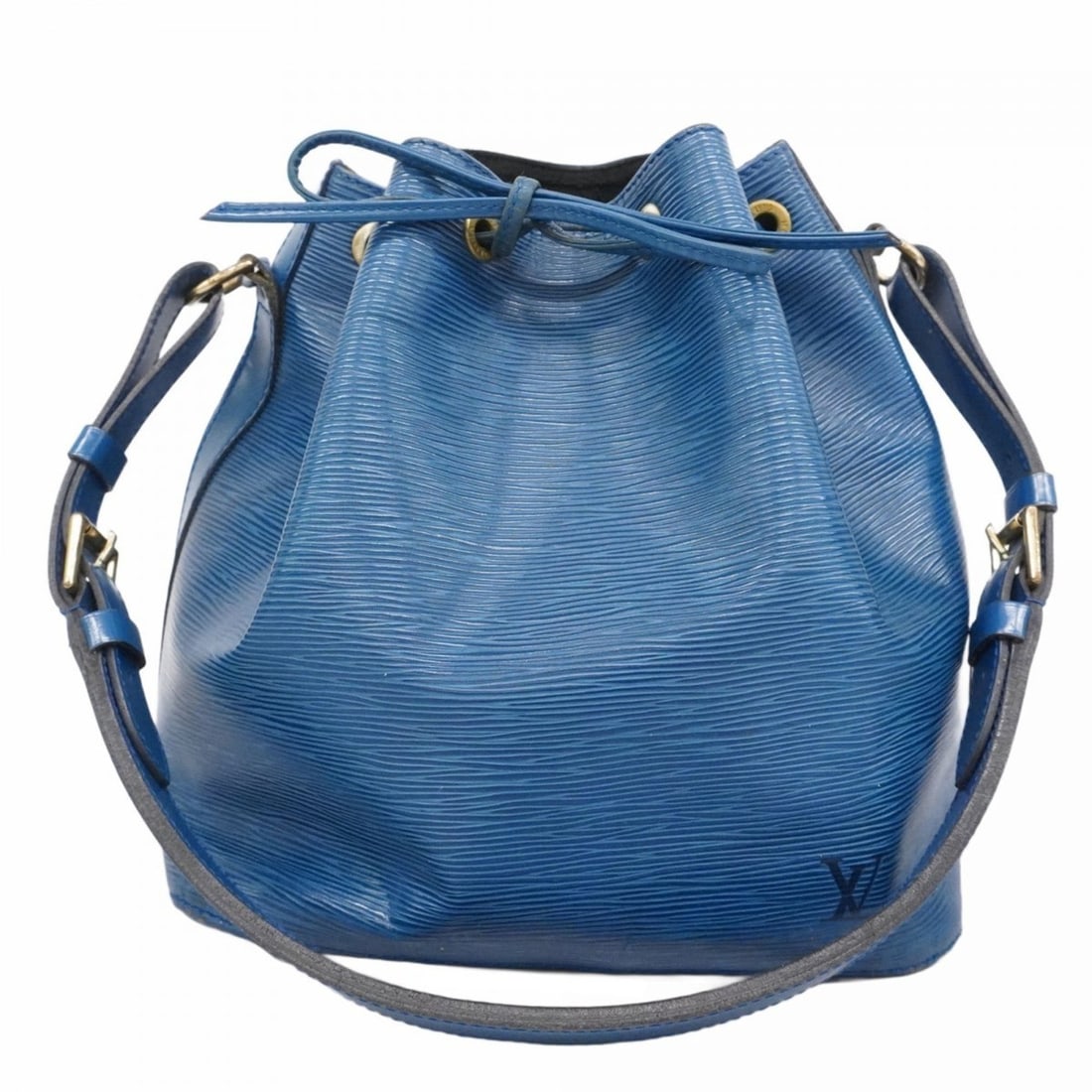 Louis Vuitton Epi Petit Noe Shoulder Bag M44105 Toledo Blue for Women: --- Catalog ---Category: SizeSize (HxWxD): 27cm x 24cm x 18cm / 10.62'' x 9.44'' x 7.08''Category: DesignType: Shoulder bagColor: Toledo blueGender: WomenCategory: GeneralMPN: M44105Brand: Louis Vuitt