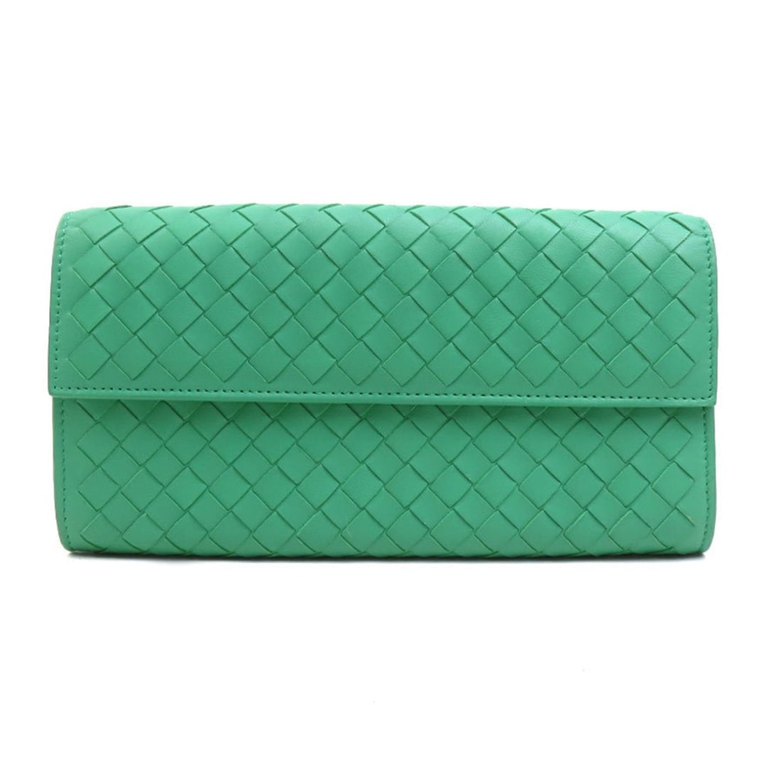 Bottega Veneta long wallet in intrecciato leather, green, unisex, h31778g: --- Catalog ---Category: SizeSize (HxWxD): 9.5cm x 18.8cm x 2.5cm / 3.74'' x 7.4'' x 0.98''Category: DesignType: Long wallet (bi-fold)Color: GreenGender: Men,WomenMaterial: Intrecciato Category: Gener