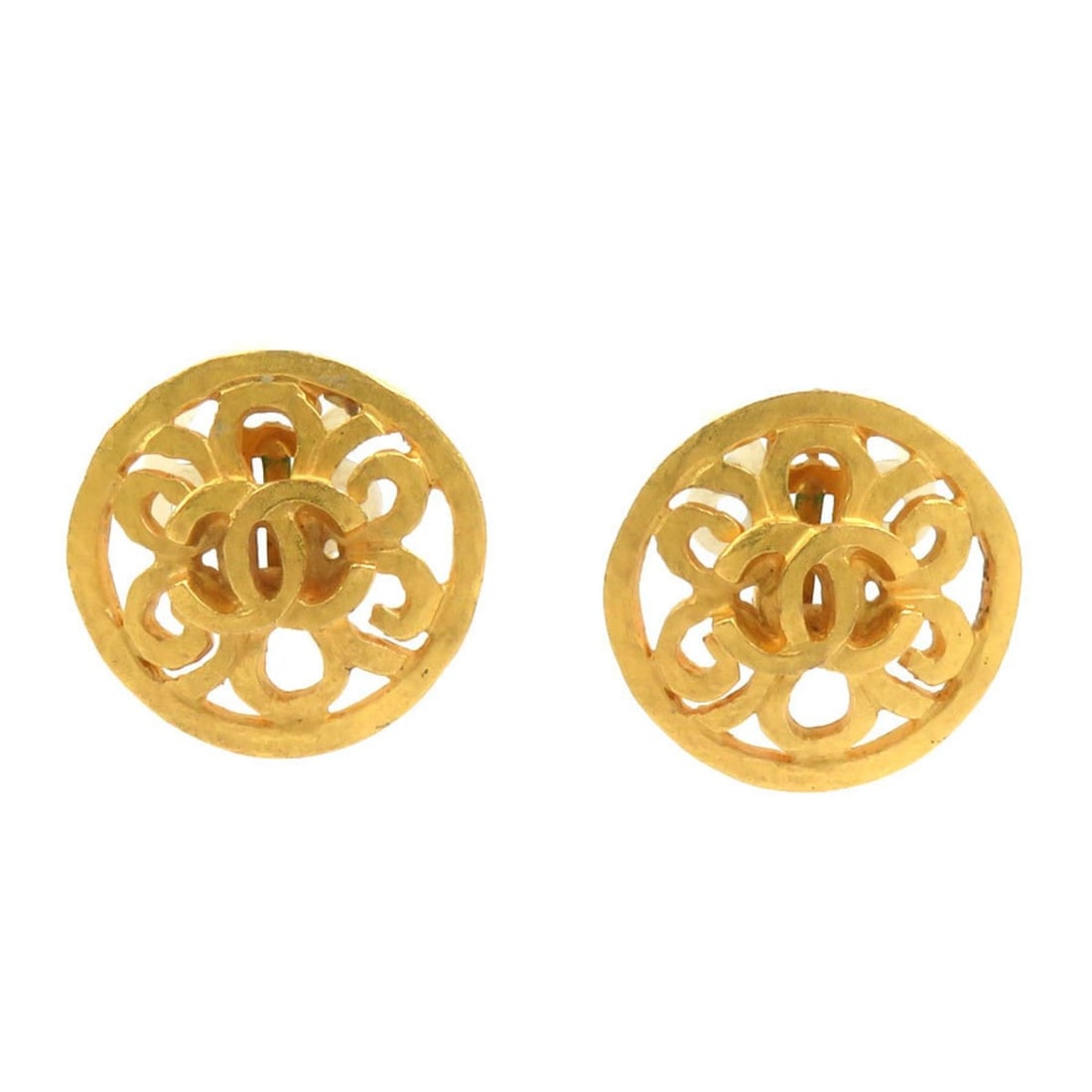 CHANEL Metal Gold Earrings for Women h31768a (1 of 14)