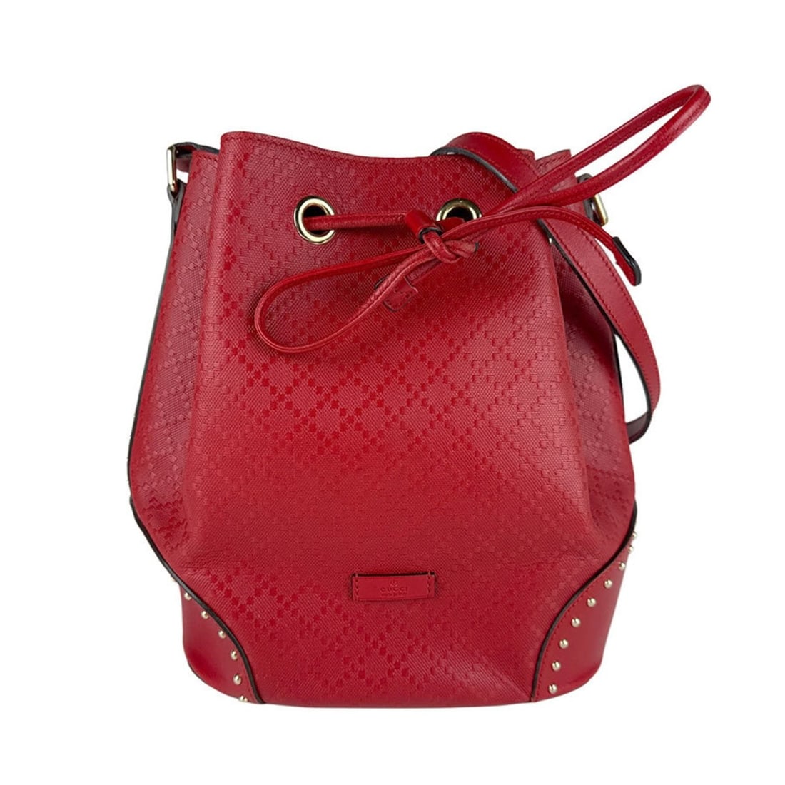 Gucci Diamante Leather Shoulder Bag, Red, Women's, 354228 z8048: --- Catalog ---Category: SizeSize (HxWxD): 28cm x 23cm x 16cm / 11.02'' x 9.05'' x 6.29''Category: DesignType: Shoulder bagColor: Red colorGender: WomenMaterial: Leather Category: GeneralMPN: 354228Br