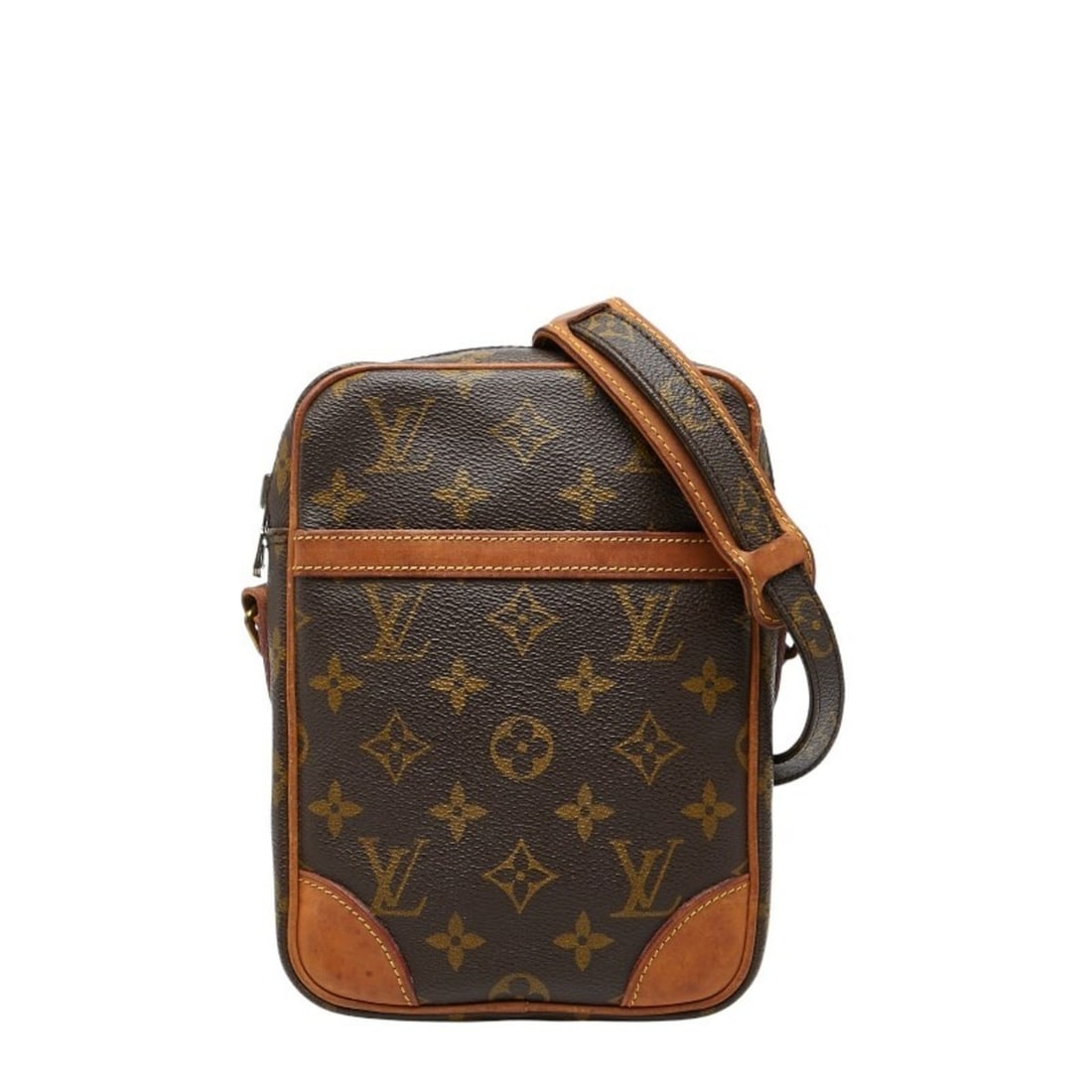 Louis Vuitton Monogram Danube Crossbody Shoulder Bag M45266 Brown Leather Women's LOUIS VUITTON: --- Catalog ---Category: SizeSize (HxWxD): 20.5cm x 14cm x 4cm / 8.07'' x 5.51'' x 1.57''Category: DesignType: Shoulder bagColor: BrownGender: WomenMaterial: PVC , Leather Category: GeneralMPN: M45266