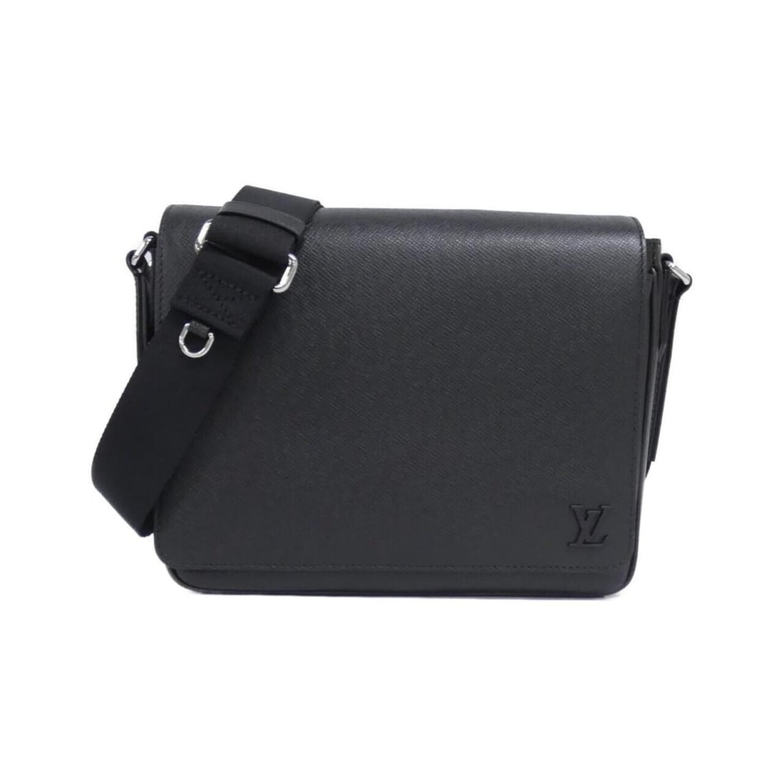 Louis Vuitton Taiga District PM M30850 Shoulder Bag: --- Catalog ---Category: SizeSize (HxWxD): 20cm x 26cm x 7cm / 7.87'' x 10.23'' x 2.75''Category: DesignType: Shoulder bagColor: BlackGender: MenMaterial: Leather Hardware Color: SilverLeather/Fur Typ