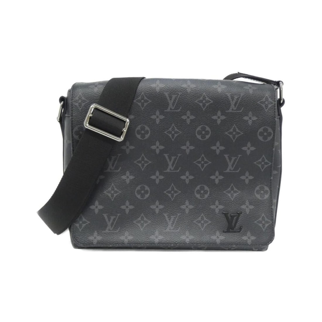 Louis Vuitton Monogram Eclipse District PM M45272 Shoulder Bag: --- Catalog ---Category: SizeSize (HxWxD): 22cm x 25cm x 8cm / 8.66'' x 9.84'' x 3.14''Category: DesignType: Shoulder bagColor: BlackGender: Men,WomenMaterial: Coated canvas Hardware Color: SilverCate