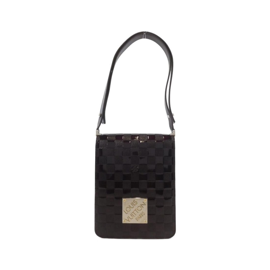 Louis Vuitton Damier Vernis Club M92129 Shoulder Bag: --- Catalog ---Category: SizeSize (HxWxD): 22cm x 18cm x 9cm / 8.66'' x 7.08'' x 3.54''Category: DesignType: Shoulder bagColor: CarmineGender: WomenMaterial: Leather Category: GeneralBrand: Louis Vuit