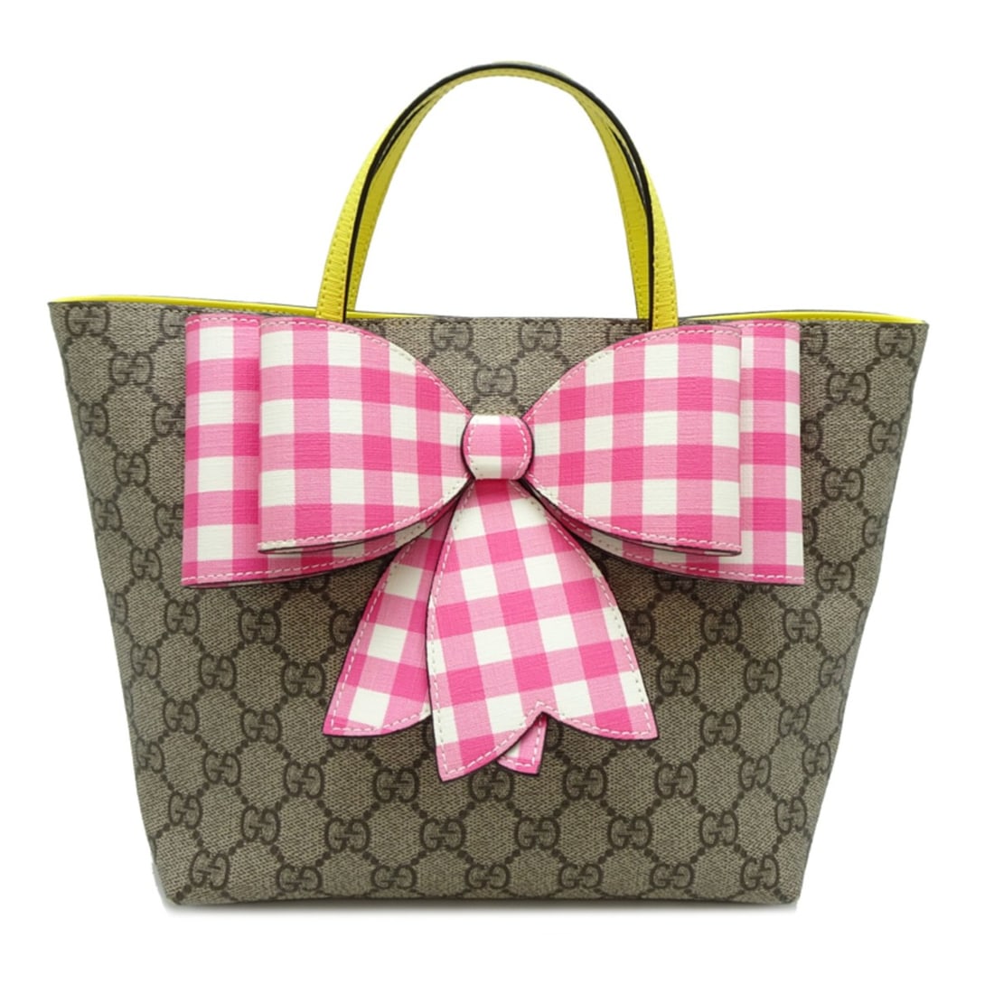 Gucci Big Ribbon Women's Handbag 501804 GG Supreme Brown: --- Catalog ---Category: SizeSize (HxWxD): 19cm x 29cm x 10cm / 7.48'' x 11.41'' x 3.93''Category: DesignType: HandbagColor: BrownGender: WomenMaterial: GG Supreme , Leather Category: GeneralMPN: 5018