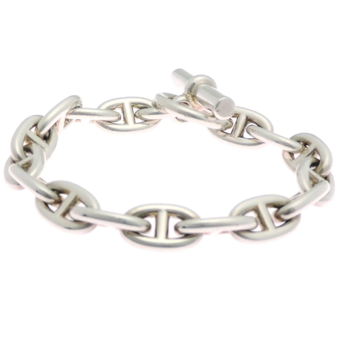 Hermes Hermès Chaine d'Ancre MM 16-link bracelet for men and women, H101994B, 925 silver: --- Catalog ---Category: SizeLength: 21cm / 8.26''Category: DesignType: Charm braceletGender: Men,WomenMaterial: Silver 925Category: GeneralMPN: H101994BBrand: HermesCountry of Origin: France--- Item