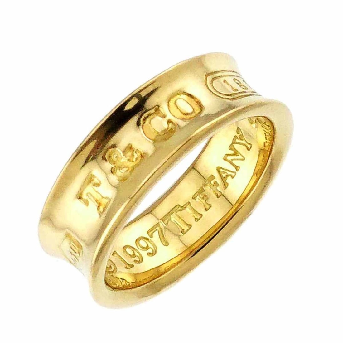 Tiffany & Co. 1837 Narrow Ring, Size 6.5, 18K Yellow Gold (750): --- Catalog ---Category: SizeJP Size: 6.5US Size: 3.5Category: DesignType: Band ringGender: WomenMaterial: Yellow gold (18K)Category: GeneralBrand: Tiffany--- Item List ---Section: ConditionRanking: R