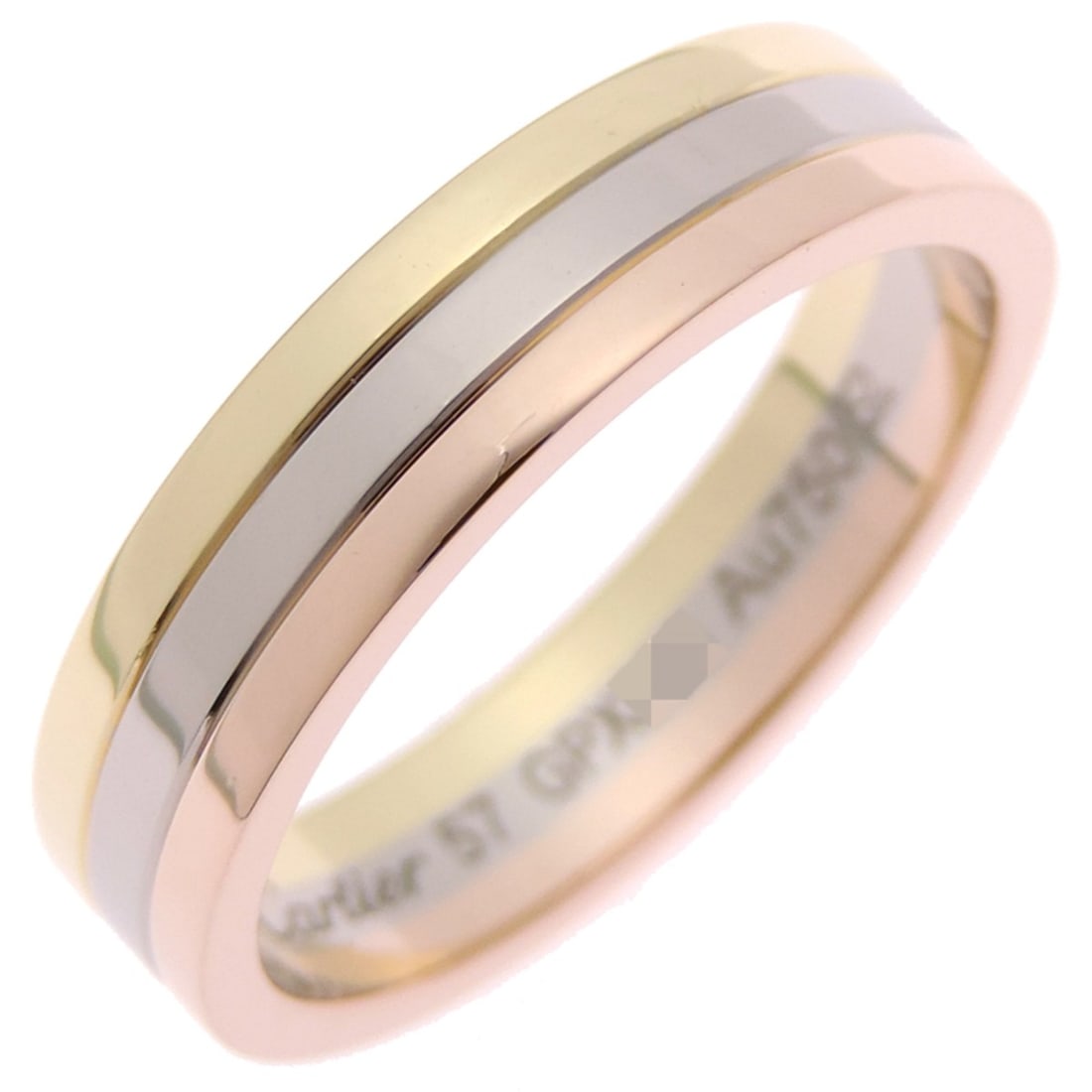 Cartier Vendôme Louis Wedding #57 Women's Ring B4052100 750 Pink Gold: --- Catalog ---Category: SizeJP Size: 16.5US Size: 8Category: DesignType: Band ringColor: Gold, Pink, SilverGender: WomenMaterial: Pink gold (18K), White gold (18K), Yellow gold (18K)Category: General