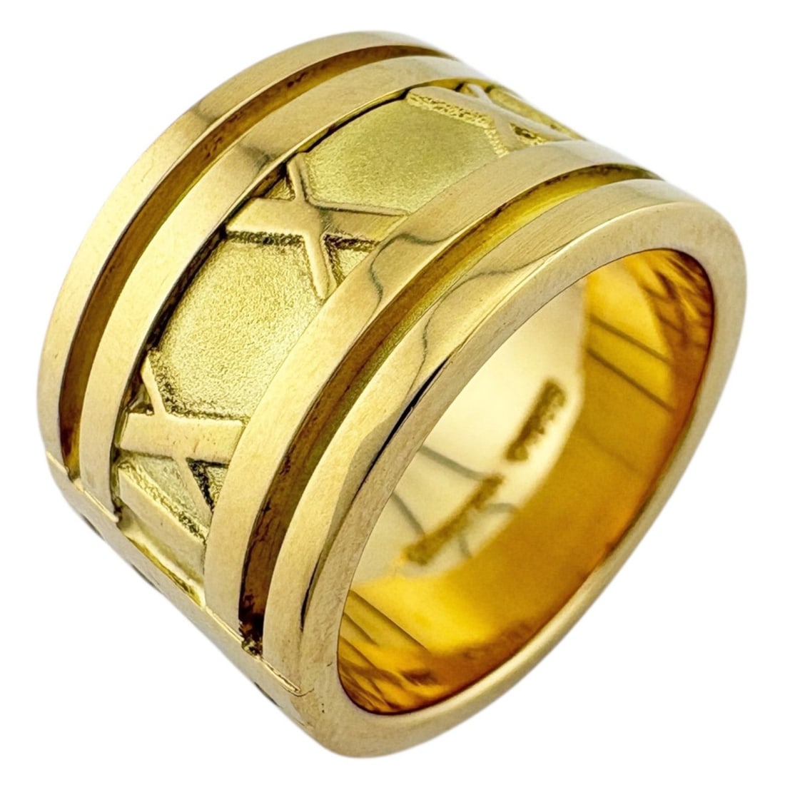 Pre-owned Tiffany Atlas Wide Ring, 18k gold, for women, TIFFANY & Co.: --- Catalog ---Category: SizeJP Size: 10.5US Size: 5.5Category: DesignType: Band ringGender: WomenMaterial: Yellow gold (18K)Category: GeneralBrand: TiffanyCountry of Origin: Italy--- Item List ---Sec
