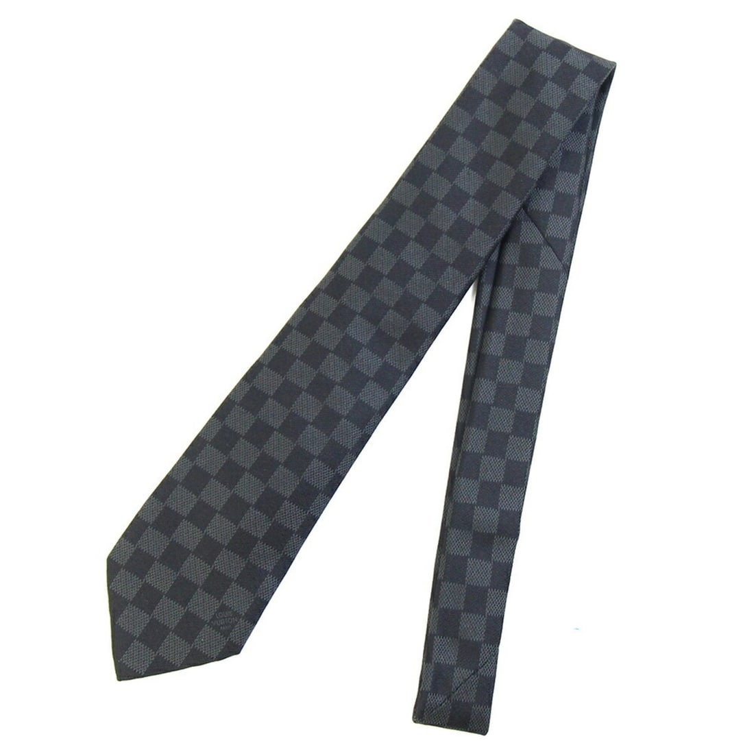 Louis Vuitton Damier Classic 8cm Tie M78752 Noir Silk Sour Men's LOUIS VUITTON: --- Catalog ---Category: SizeTotal Length: 148cm / 58.26''Category: DesignType: CravatColor: NoirGender: MenMaterial: Silk Category: GeneralMPN: M78752Brand: Louis VuittonCountry of Origin: Italy--- I