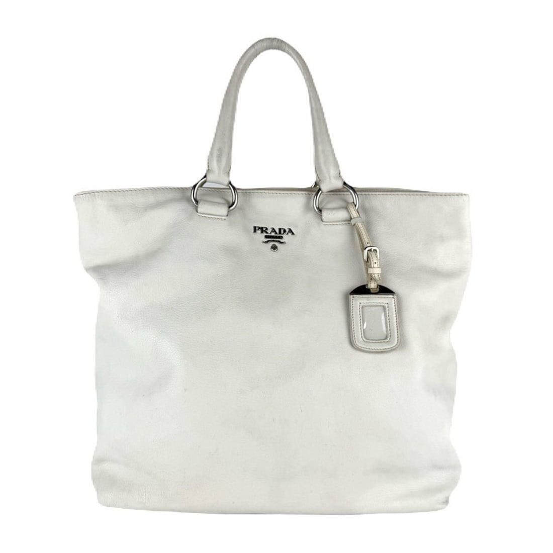 Prada PRADA handbag, leather, white, women's, z7962: --- Catalog ---Category: SizeSize (HxWxD): 33cm x 35cm x 12cm / 12.99'' x 13.77'' x 4.72''Category: DesignType: HandbagColor: WhiteGender: WomenMaterial: Leather Category: GeneralBrand: Prada--- Item