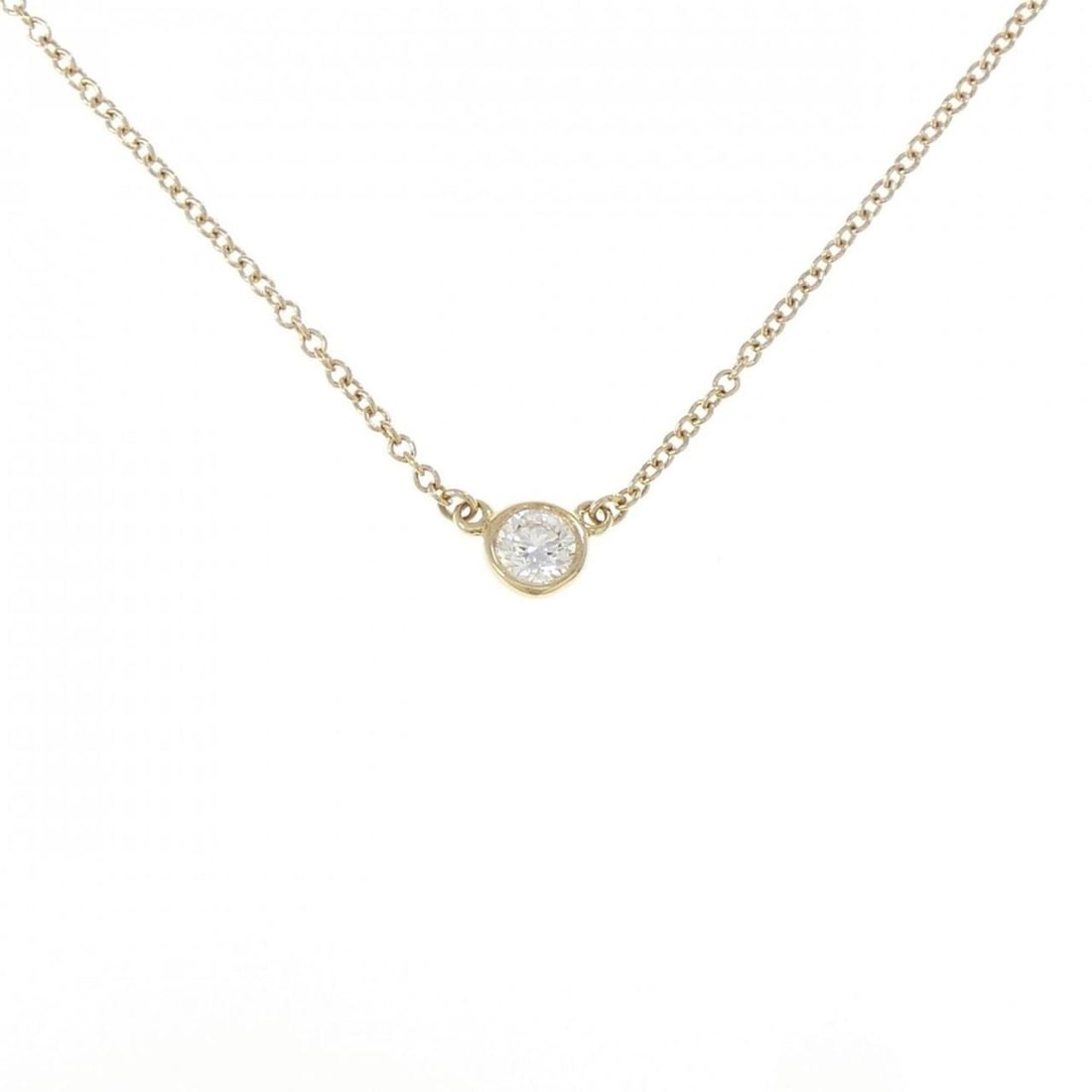 Tiffany By the Yard Necklace: --- Catalog ---Category: SizePendant Size: 4.3mm / 0.16''Neck Circumference: 40 cm / 15.74''Category: DesignColor: Yellow goldGender: WomenMaterial: Yellow gold (18K)Necklace Type: NecklaceCategory: G
