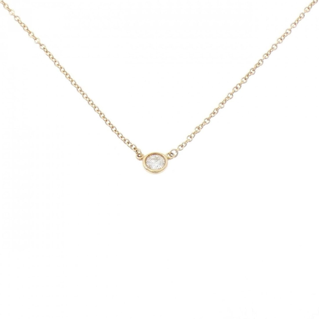 Tiffany By the Yard Necklace: --- Catalog ---Category: SizePendant Size: 4.3mm / 0.16''Neck Circumference: 41 cm / 16.14''Category: DesignColor: Yellow goldGender: WomenMaterial: Yellow gold (18K)Necklace Type: NecklaceCategory: G