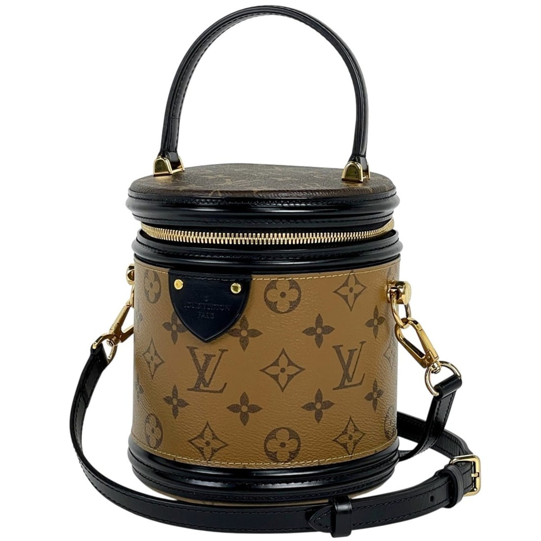 Louis Vuitton Cannes 2-Way Shoulder Bag, Vanity Handbag, Monogram Reverse, Brown, M43986, Women's (1 of 13)